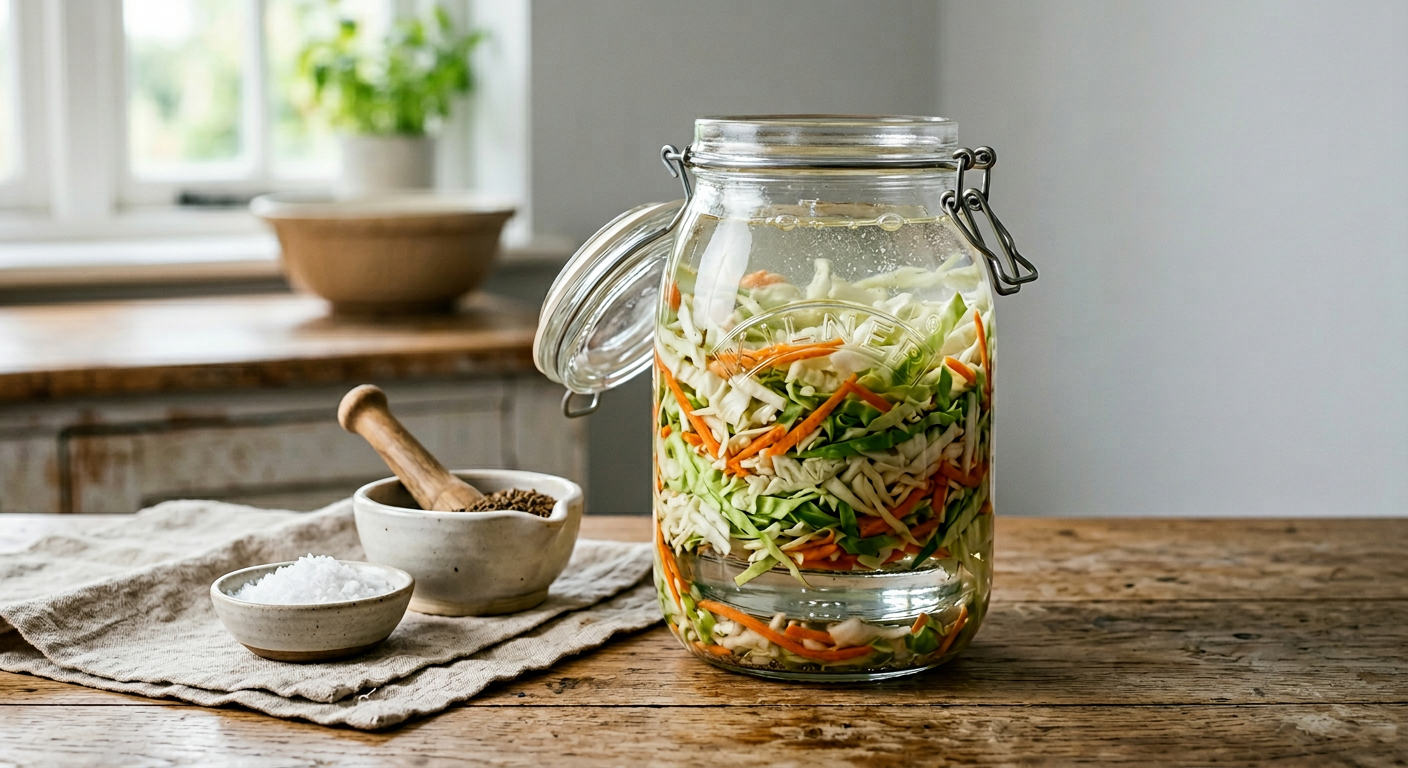 Easy Sauerkraut Recipe UK: Traditional Fermented Cabbage